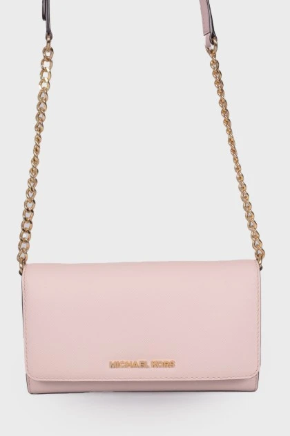 Pink crossbody bag