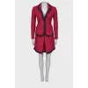 Wool jacket and skirt suit