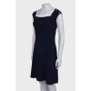Blue sleeveless dress