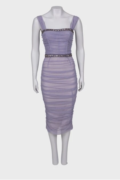 Purple Bodycon Dress with Tag