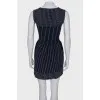 Knitted fitted dress