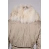 Short jacket with fur