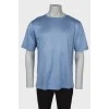 Men's gray-blue t-shirt
