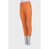 Orange Straight Pants