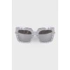 Textured frame sunglasses