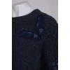 Wool sweater with embroidery