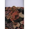 Skirt with flowers and lurex