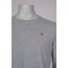 Men's sweater with chest patch