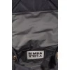 Textile black bag with a strap