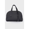 Sporty Bowler leather bag