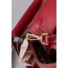 Red bag with carabiner strap