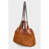 In The Mix Quilted Iridescent Calfskin Leather Bag