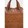 In The Mix Quilted Iridescent Calfskin Leather Bag