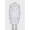 White tweed dress
