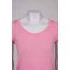 Wool pink T-shirt