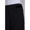 Wool navy trousers