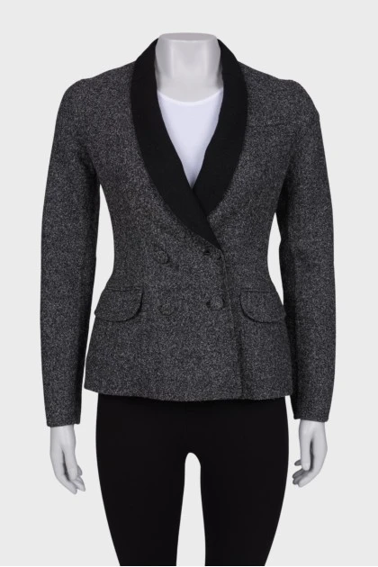 Gray wool jacket