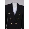 Double-breasted jacket with gold hardware
