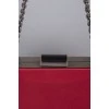 Clutch bag with metal strap