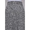 Black and white lurex skirt