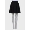 Black pleated skirt