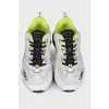Men's sneakers with neon inserts