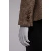 Jacket with fur on the lapels