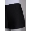 Textile black shorts