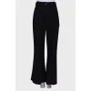 Black loose fit trousers