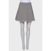 Wool gray skirt