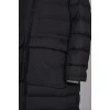 Men's black maxi jacket with tag