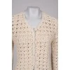 Knitted cardigan with buttons