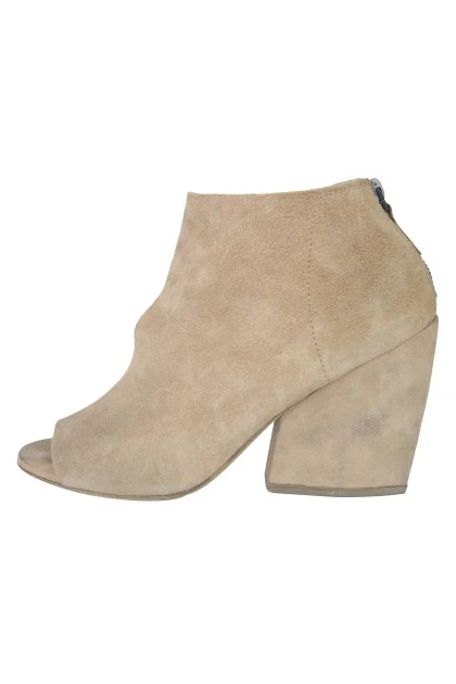 Open toe summer ankle boots