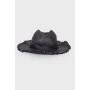 Black wicker hat