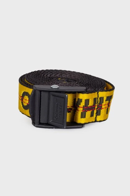 Yellow belt with logo