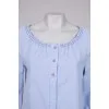 Blue button down blouse