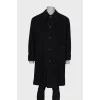 Men's coat with buttons
