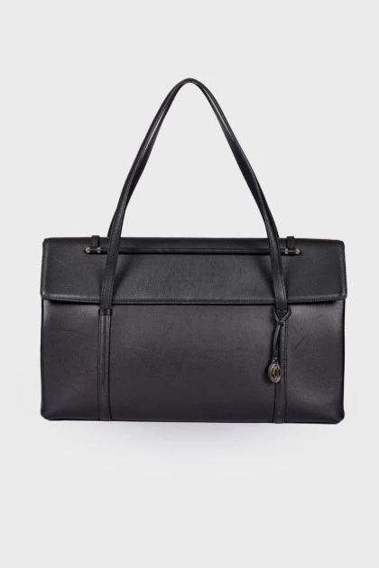 Satchel made of genuine leather
