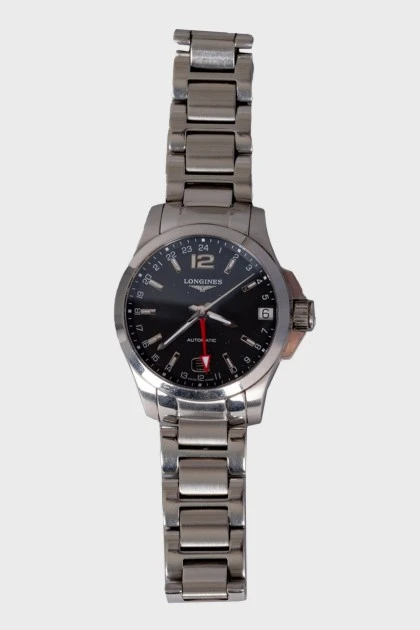 Conquest Automatic Black Dial Men's Watch L3.687.4.56.6