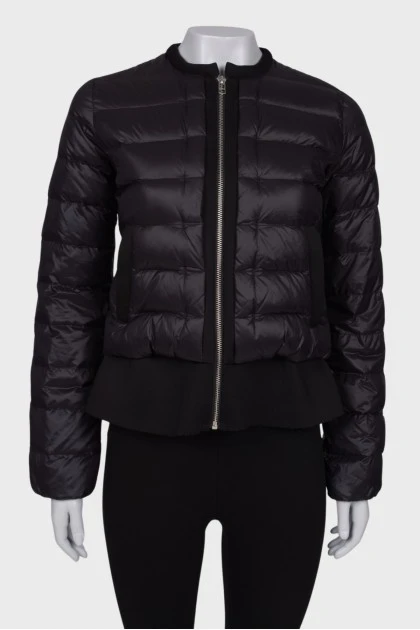 Quilted black jacket