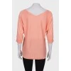 Silk pink sweater