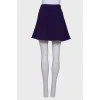 Wool purple skirt