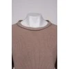 Cashmere dress with bow