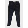 Jeans with black side panels