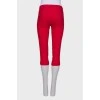 Red breeches with tag