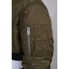 Khaki cropped bomber jacket