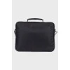 Men's briefcase Tessuto and Saffiano Leather