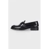 Square Toecap Leather Loafers