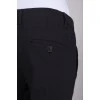 Wool black dress pants