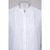 White blouse with front fringe
